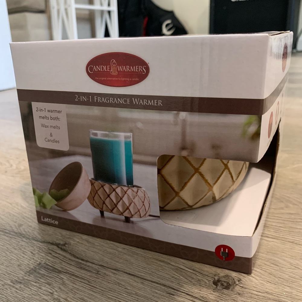 2 in 1 Fragrance Warmer - Wax Melts/Candle Warmer